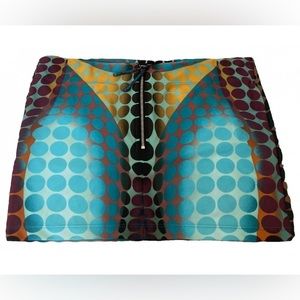 Jean Paul Gaultier Cyber Mini Skirt Blue Dots Size Small NWT - SOLD